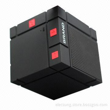 Mobile Phone Mini Speaker, Square Shape, Mic, Handsfree Functions
